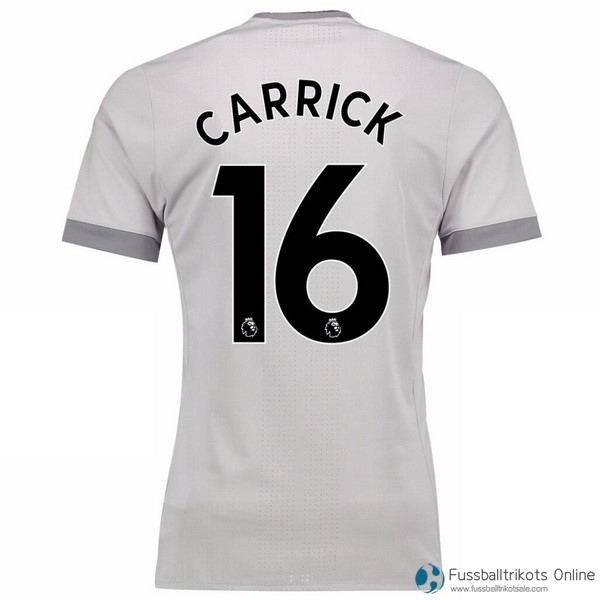 Manchester United Trikot Ausweich Carrick 2017-18 Fussballtrikots Günstig